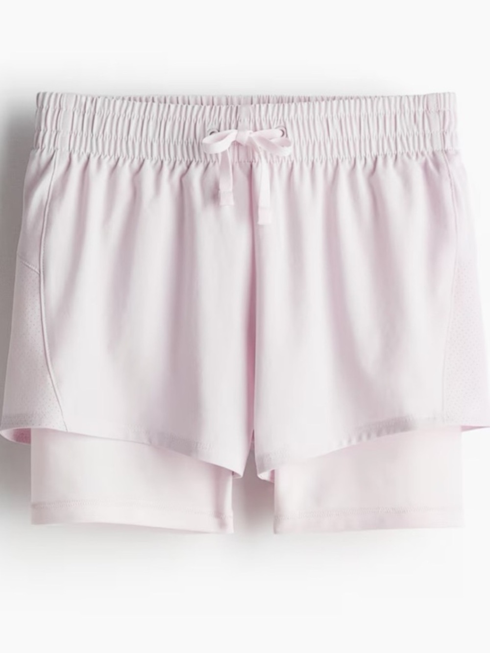 🌸H & M ‘Move’ Elastic Active Shorts - Pale Pink, Black, Slate - Sz 3-4T - Picture 2 of 15